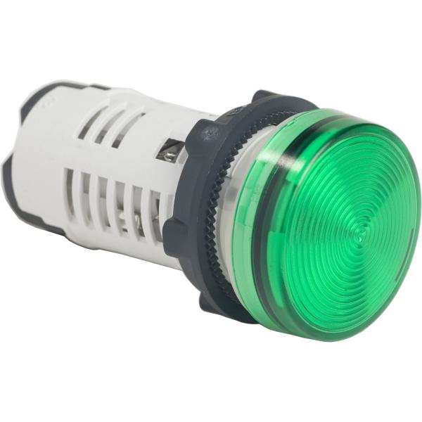 Photo Harmony voyant rond - 22 - vert - LED intgre - 120V | Ref : XB7EV03GP    