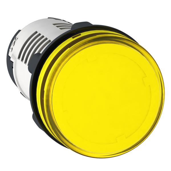 Photo Harmony voyant rond - 22 - jaune - LED intgre - 230V | Ref : XB7EV05MP