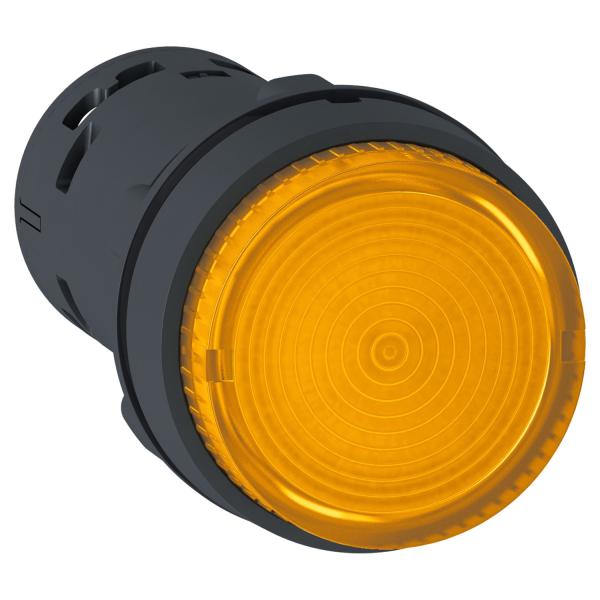 Photo Harmony bouton poussoir lumineux - 22 - LED orange -  impulsion - 1F - 24v | Ref : XB7NW35B1