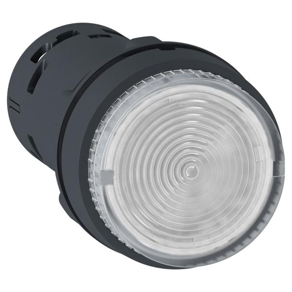 Photo Harmony bouton poussoir lumineux - 22 - LED incolore -  impulsion - 1F - 24v | Ref : XB7NW37B1