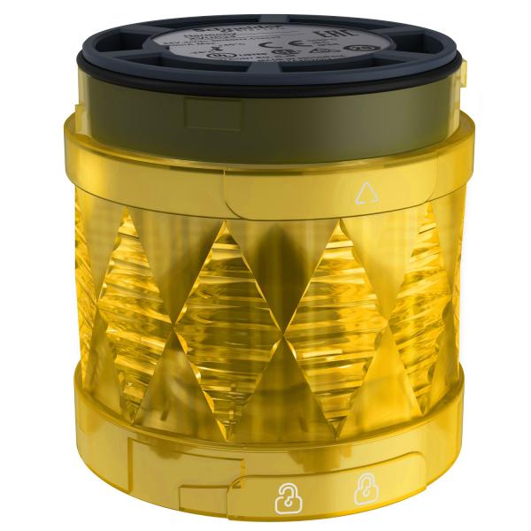 Photo Harmony XVU - élément lumineux Ø60 - DEL - clignotant - 24VDC - J Ø70aune | Ref : XVUC48
