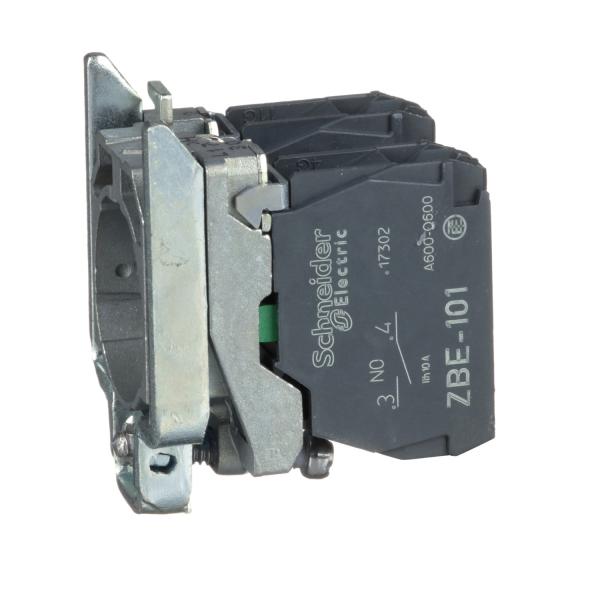 Photo Harmony XB4 - corps de bouton - 2F - raccordement vis-trier | Ref : ZB4BZ103