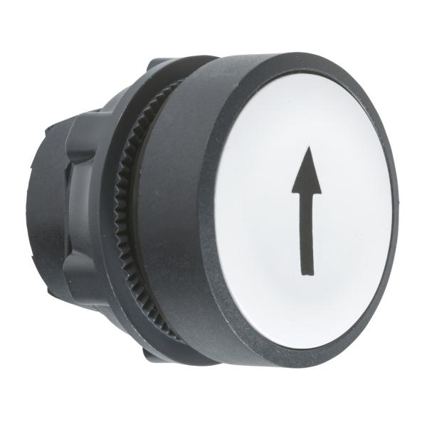 Photo Harmony XB5 - t�te bouton poussoir - affleurant - �22 - blanc - texte '?' | Ref : ZB5AA334