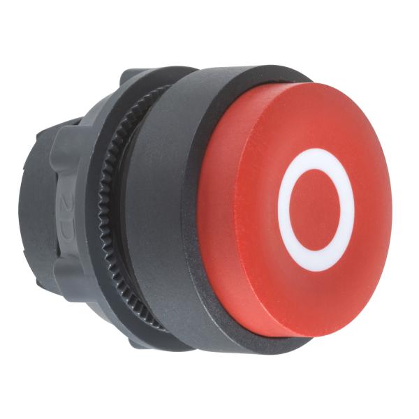 Photo Harmony XB5 - tte bouton poussoir - 22 - dpassant - marqu - rouge | Ref : ZB5AL432