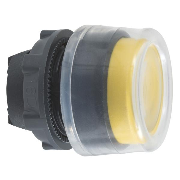 Photo Harmony tte de bouton poussoir + capuchon IP69K - 22 - jaune | Ref : ZB5AP5