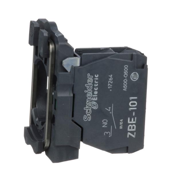 Photo Harmony XB5 - corps de bouton - 1F - raccordement vis-étrier | Ref : ZB5AZ101