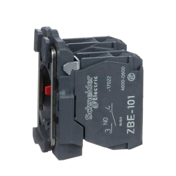 Photo Harmony XB5 - corps de bouton - 1O+1F - raccordement vis-étrier | Ref : ZB5AZ105