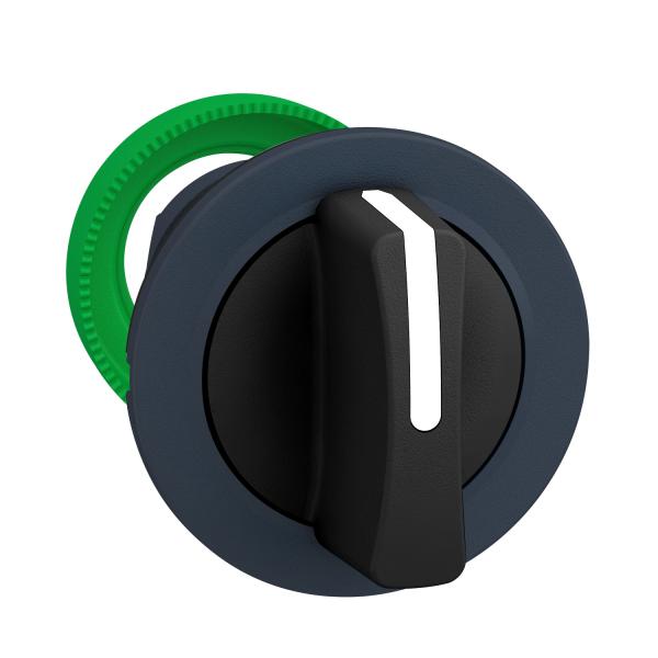 Photo Harmony XB5 - tte bouton tournant manette - flush - 3 pos rap au C - noir | Ref : ZB5FD5