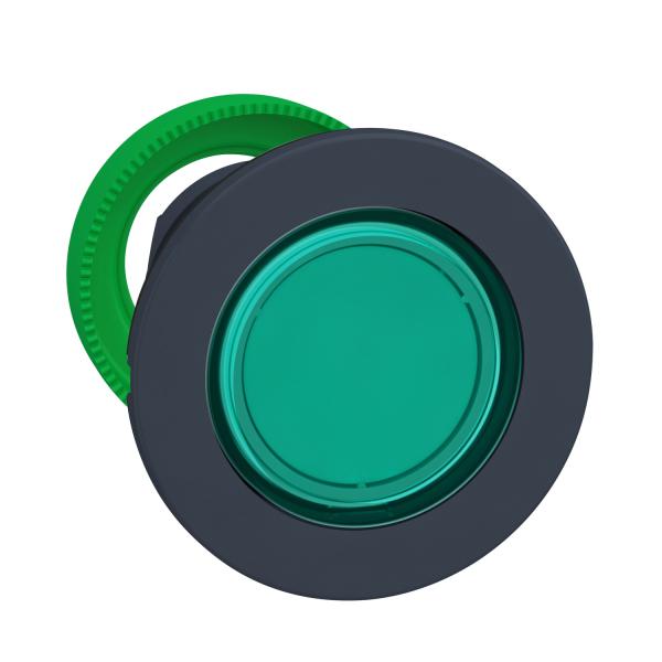 Photo Harmony XB5 - tte voyant lumineux DEL - flush - vert | Ref : ZB5FV033