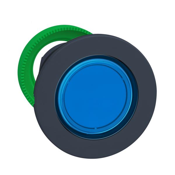 Photo Harmony XB5 - tte voyant lumineux DEL - flush - bleu | Ref : ZB5FV063