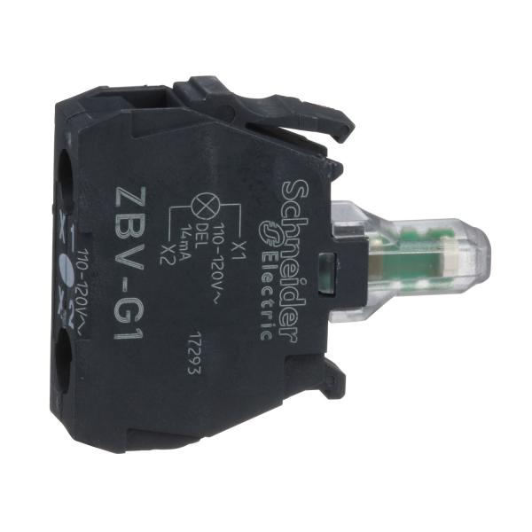 Photo Harmony - bloc lumin XB4-XB5 - DEL - 110/120VACDC - blanc - racc vis trier | Ref : ZBVG1