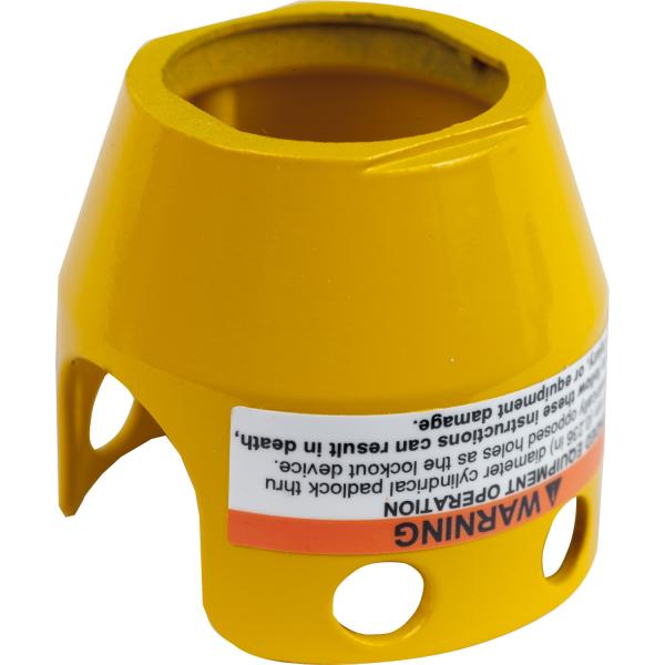 Photo Harmony - garde m�tallique jaune pour arr�t d\'urgence �40 | Ref : ZBZ1605