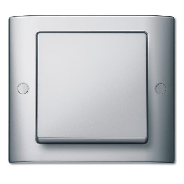 Vignette 2 produit Aquadesign - plaque de finition standard - 1 poste - aluminium | Ref : MTN400160