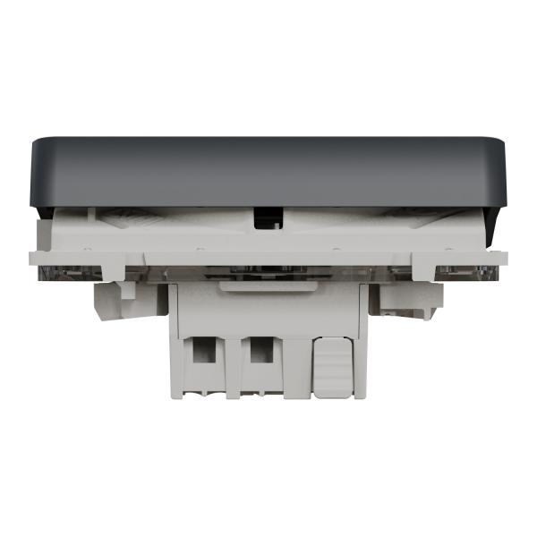 Vignette 2 produit Mureva Styl - Va et vient lumineux LED - composable -IP55-IK08 -connex auto-gris | Ref : MUR35025