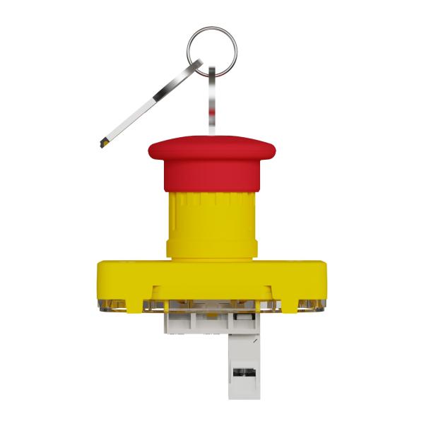 Vignette 2 produit Mureva Styl - Arrt d'urgence  cl - composable IP55 - IK08 - jaune | Ref : MUR35052