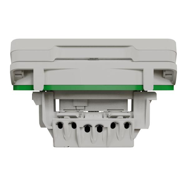 Vignette 2 produit Mureva Styl - Prise courant 2P+T - composable - IP55 IK08 - connex auto - blanc | Ref : MUR39133