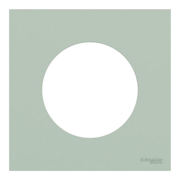 Vignette 2 produit New Odace  - plaque de finition 1 poste - couleur Vert jade | Ref : S903702