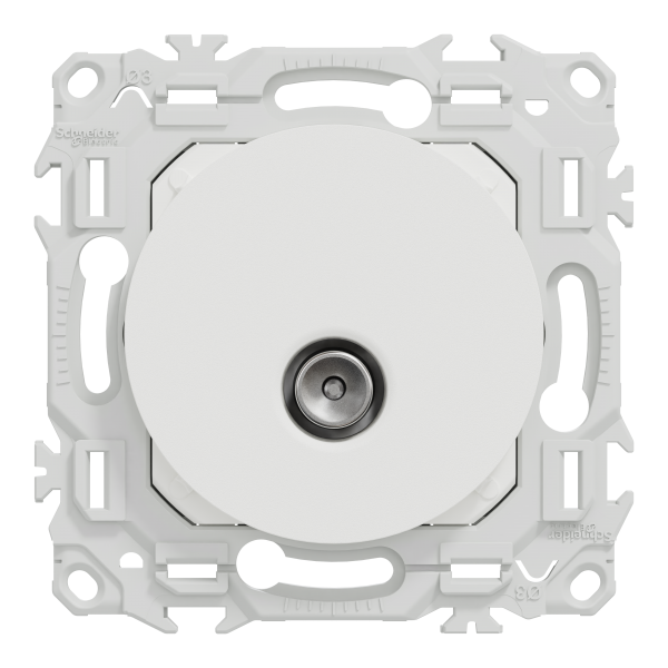 Vignette 2 produit New Odace  - prise TV simple mle - sortie coaxiale - blanc craie | Ref : S920445