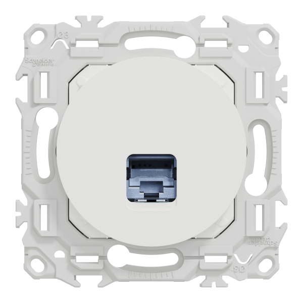 Vignette 2 produit New Odace  - lot de 108 prises RJ45 Cat6 STP grade 2TV min  grade 3TV - blanc craie | Ref : S920476P