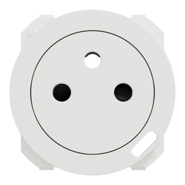 Vignette 2 produit New Odace  - enjoliveur seul - pour prise affleurante et chargeur USB-C - blanc craie | Ref : S929040