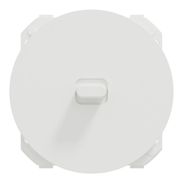 Vignette 2 produit New Odace  - enjoliveur seul - pour va-et-vient ou poussoir  levier - blanc craie | Ref : S929201