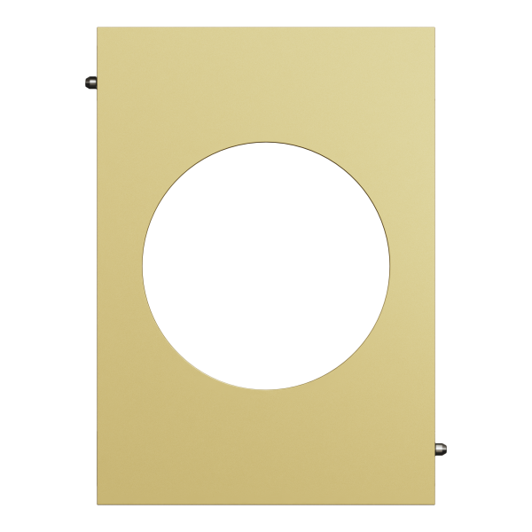 Vignette 2 produit New Odace  Architecte - plaque de finition centrale - effet Laiton | Ref : S932801