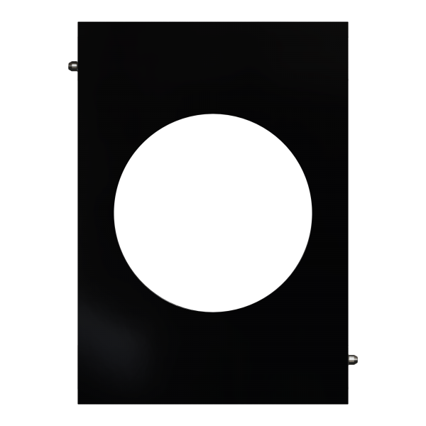 Vignette 2 produit New Odace  Architecte - plaque de finition centrale - Noir maill | Ref : S935801