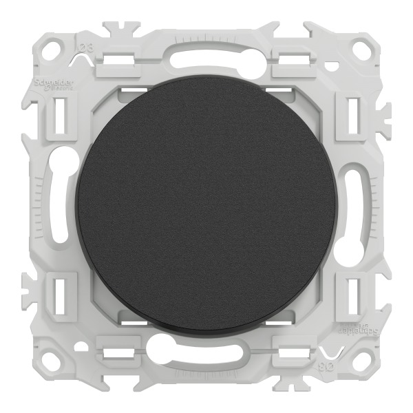 Vignette 2 produit New Odace  - va-et-vient ou poussoir - 10AX - noir onyx | Ref : S940204