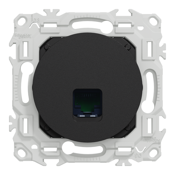 Vignette 2 produit New Odace  - prise RJ45 - Cat6 UTP grade 1  2 - noir onyx | Ref : S940475