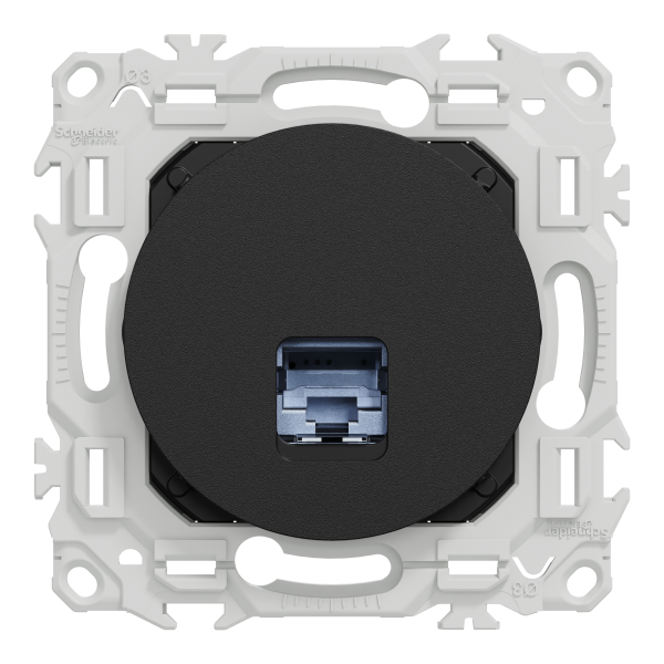 Vignette 2 produit New Odace  - prise RJ45 - Cat6A STP grade 3TV - noir onyx | Ref : S940477