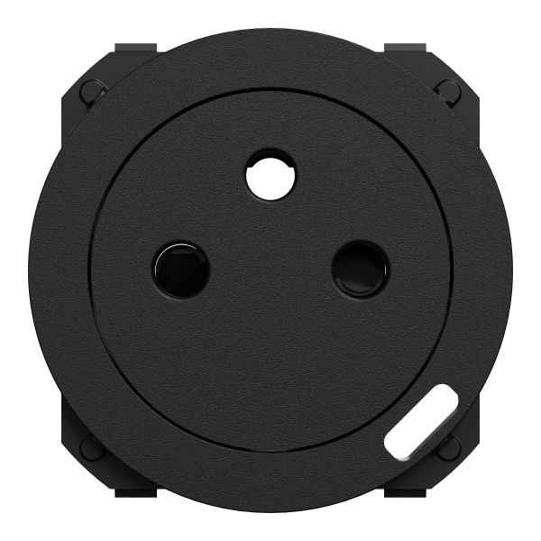 Vignette 2 produit New Odace  - enjoliveur seul - pour prise affleurante et chargeur USB-C - noir onyx | Ref : S949040