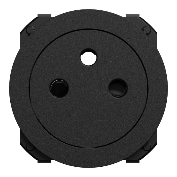 Vignette 2 produit New Odace  - enjoliveur seul - pour prise affleurante - noir onyx | Ref : S949050