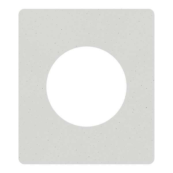 Vignette 2 produit New Odace  Architecte - plaque de finition 1 poste - effet Bton | Ref : S955802