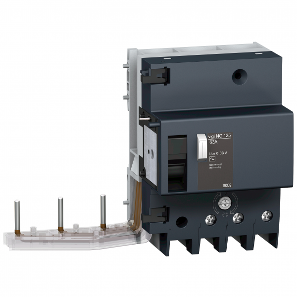 Vignette 2 produit NG125 Vigi NG125 - bloc diffrentiel - 63A - 3P - 230..415V - 30mA | Ref : 19002