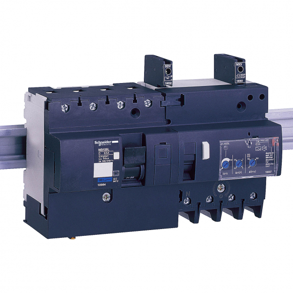 Vignette 2 produit NG125 Vigi NG125 - bloc diffrentiel - 63A - 4P - 230..415V - 300...3000mA ISR | Ref : 19037