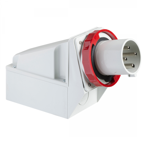 Vignette 2 produit PratiKa - socle de connecteur industriel - 63 A - 3P+N+T - 380..415 V CA - IP67 | Ref : 81583
