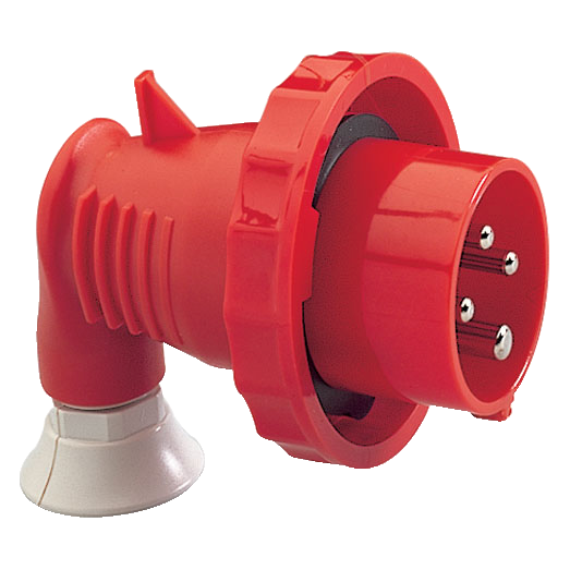 Vignette 2 produit PratiKa - fiche mobile industr. coudée 90° - 32 A - 3P+N+T - 380-415 V CA - IP67 | Ref : 81771