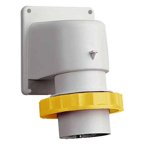 Vignette 2 produit PratiKa - socle de connecteur industriel - 32 A - 2P+T - 100-130V CA - IP44 | Ref : 81813