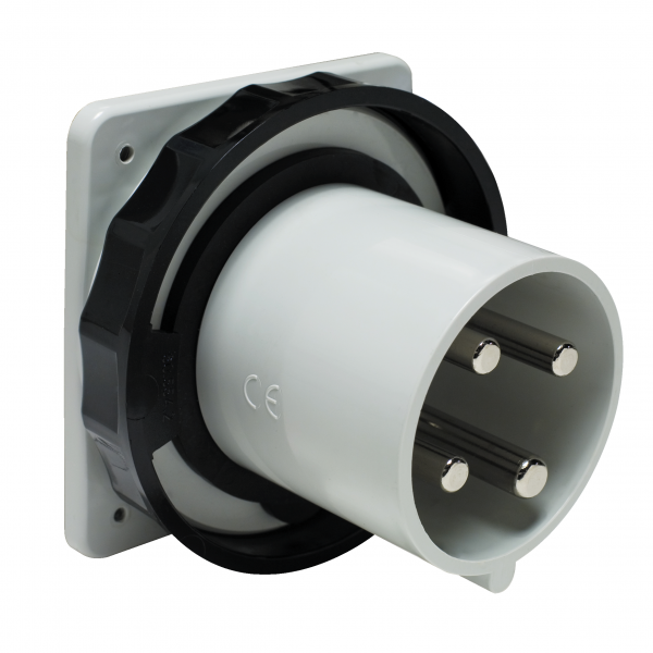 Vignette 2 produit PratiKa - socle de connecteur encastr - 63A 3P+T - 480-500V - IP67 - 50-60HZ | Ref : 81885