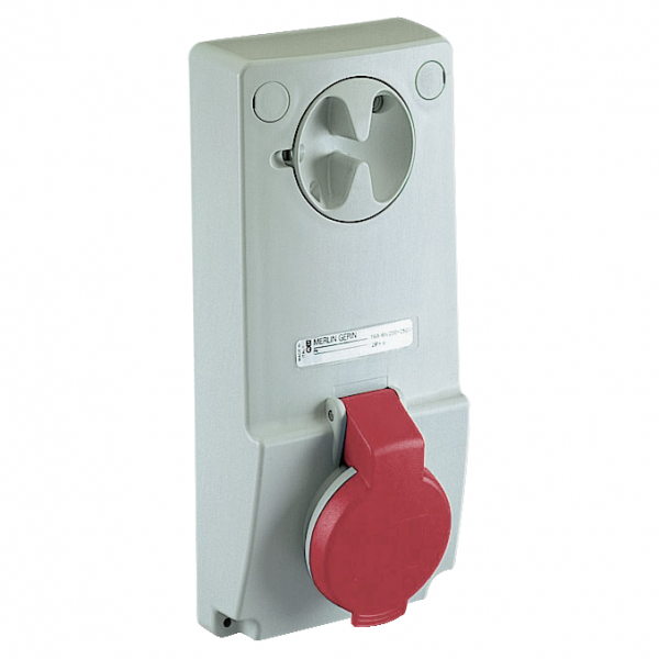 Vignette 2 produit PratiKa - prise verrouillable - 16 A 3P+T - 380-415 V CA IP44 - sur panneau | Ref : 82035