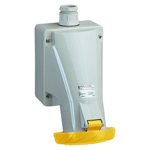 Vignette 2 produit PratiKa - socle de prise industrielle - 16 A - 2P+T - 100-130 V CA - IP67 | Ref : 83151