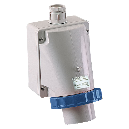 Vignette 2 produit PratiKa - socle de connecteur industriel - 32 A - 2P+T - 200-250V CA - IP67 | Ref : 83566