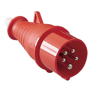 Vignette 2 produit PratiKa - fiche mobile inverseur de phase droite - 3P+N+T - 380-415 V CA - IP44 | Ref : 83903
