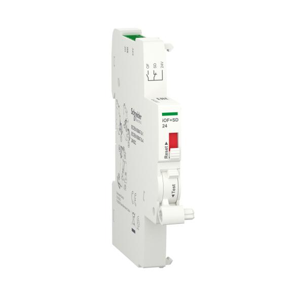 Vignette 2 produit Acti9 - auxiliaire iOF+SD24 - commande signalisation par le haut pour Smartlink | Ref : A9A26897