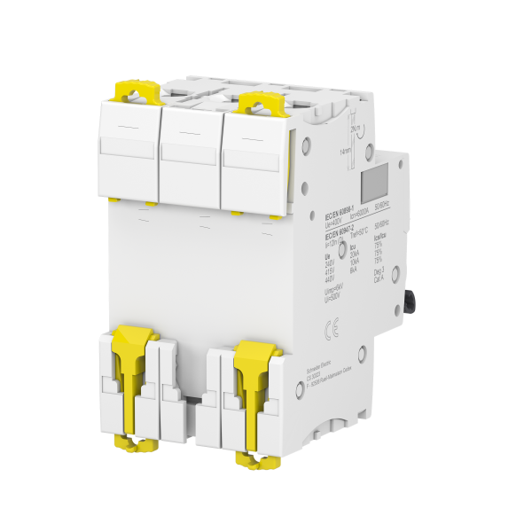 Vignette 2 produit Acti9 iC60N - Disjoncteur - 3P - 6A - Courbe D - 400Vca - 6000A/10kA | Ref : A9F75306