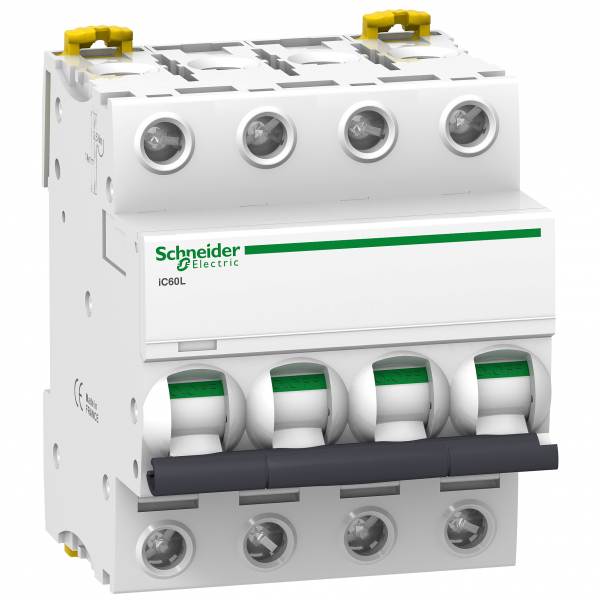 Vignette 2 produit Acti9 iC60L - Disjoncteur - 4P - 40A - Courbe C - 400Vac - 15000A/20kA | Ref : A9F94440
