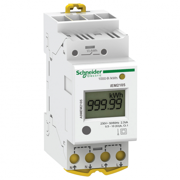 Vignette 2 produit Acti9 iEM - compteur d'energie modulaire monophas� - 230V - 63A | Ref : A9MEM2100