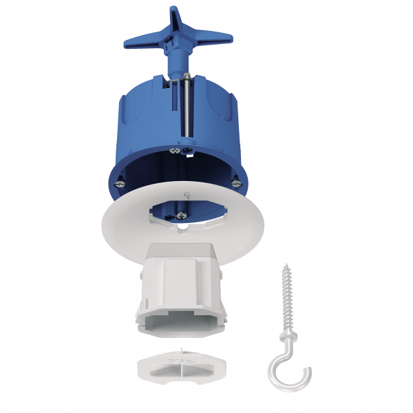 Vignette 2 produit Multifix DCL, bote de centre avec coll, couv. non affl, connect, fiche | Ref : ALB71837