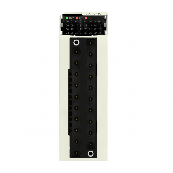 Vignette 2 produit Modicon X80 - module M340 - 4 entrées analogiques rapides | Ref : BMXAMI0410