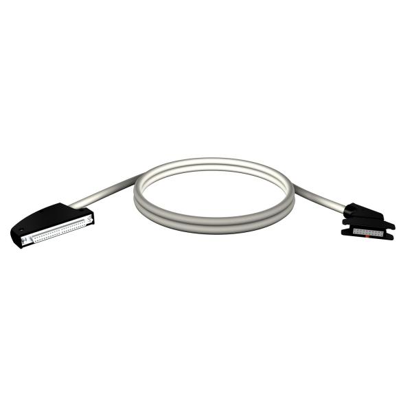 Vignette 2 produit Modicon X80 - cordon - connecteur 40 contacts - connecteur 2xHE10 - 3m | Ref : BMXFCC303    